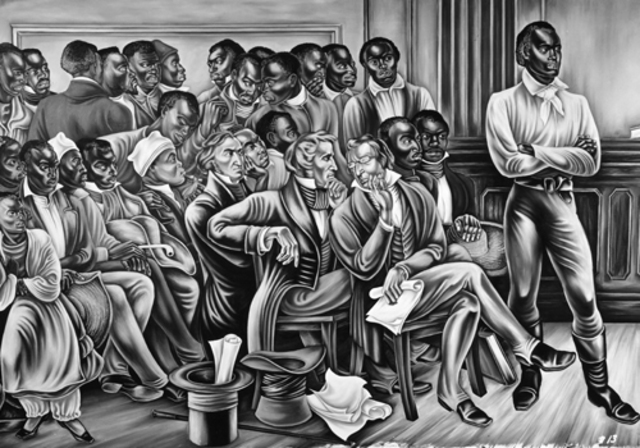 The slaves were declared free in 1841