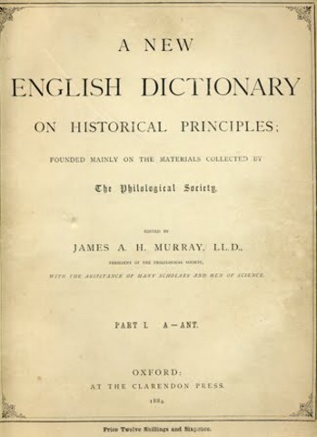 1st Oxford English Dictionary
