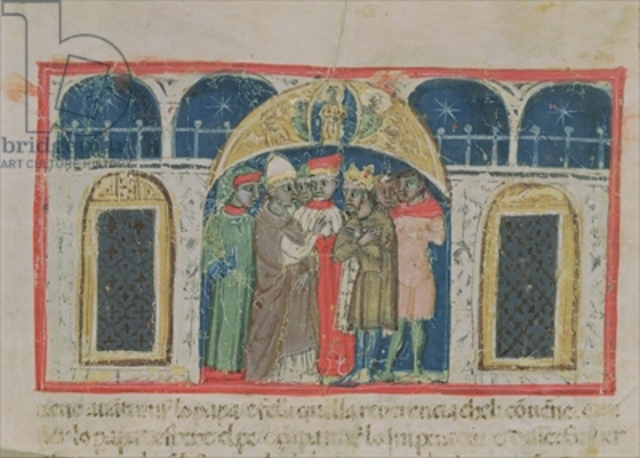 Fredrick makes peace with the Pope