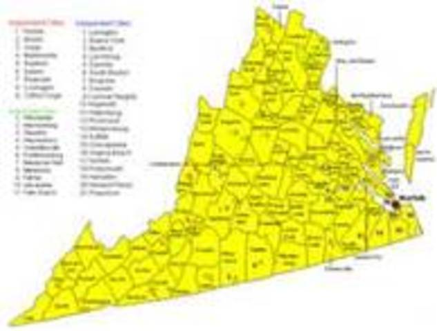 Virginia abolishes primogeniture