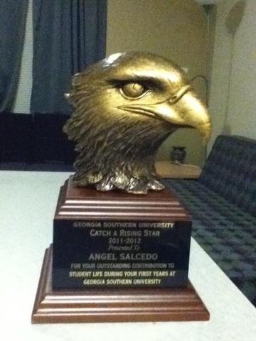 Award Received for Being A Rising Star