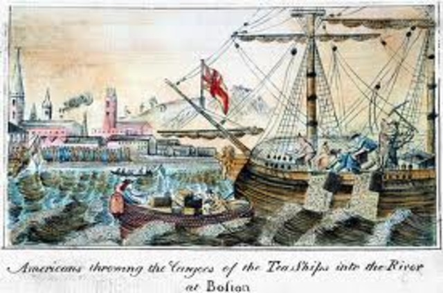 The boston tea party
