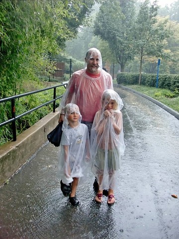 Washington DC Zoo in a thunder storm