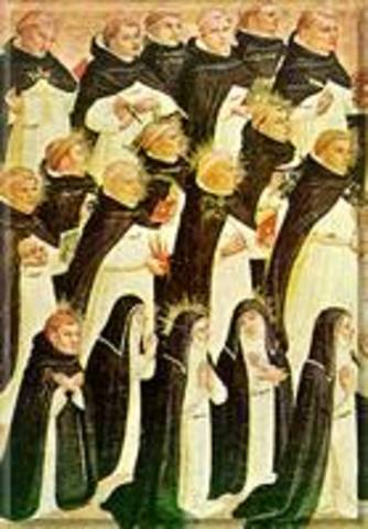 The Dominican friars are organized