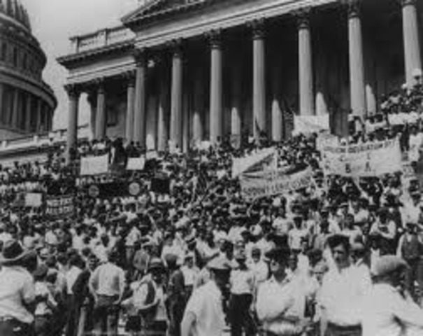 Hoover Disbands the Bonus Army