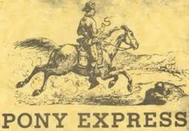 The Pony Express was replaced by the first continetal telegraph.