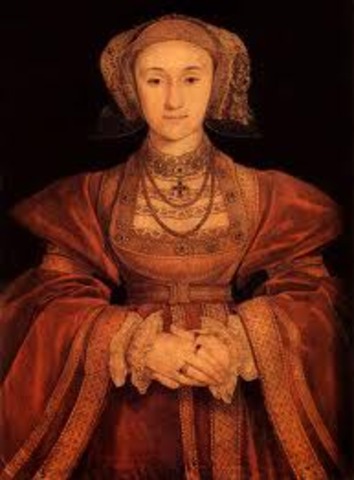 KIng Henry VIII marries Anne of Cleves