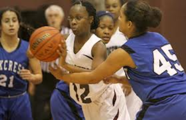 The 1st women's basketball game was played...