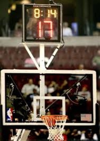 The NBA introduces the 24-second clock.