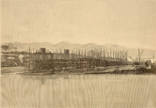 Las gradas de astilleros del nervion