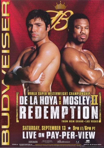 Sugar Shane Mosley beat Oscar De La Hoya