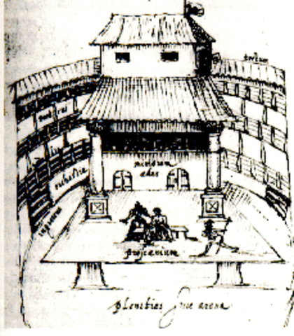 Lord Chamberlain's men biuld the Globe Theatre