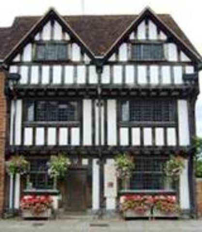 Shakespeare retires to “New Place”