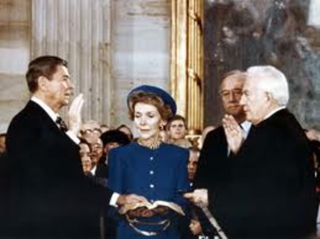 ronald reagan inagurated