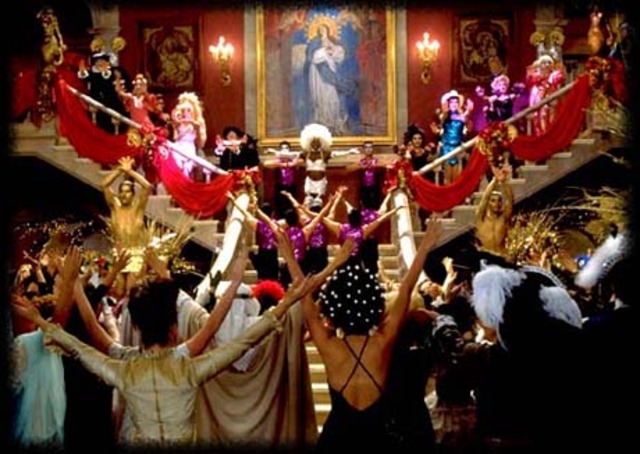 The Capulets make ready for their masked ball (masque)The Montague faction gatecrash the ball