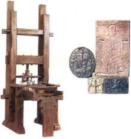 Apariţia tiparului de lemn în Europa