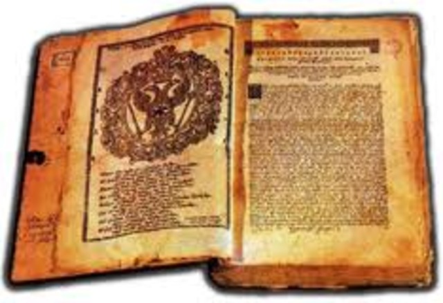 Prima carte europeană