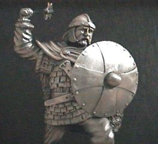 Charles Martel grants warriors landed estates with peasants.