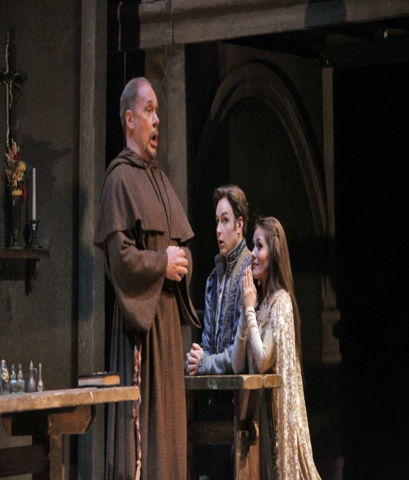 Romeo Montague and Juliet Capulet are married by Friar Laurence