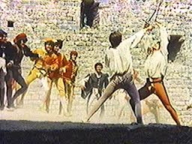 Benvolio and Mercutio meet Tybalt  Mercutio is killed by Tybalt