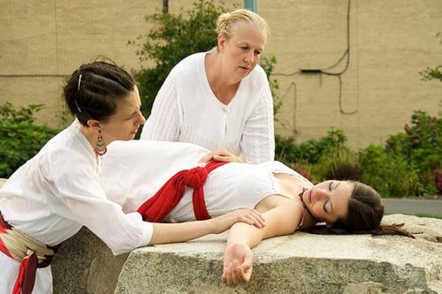 Lord and Lady Capulet and company find out Juliet is dead