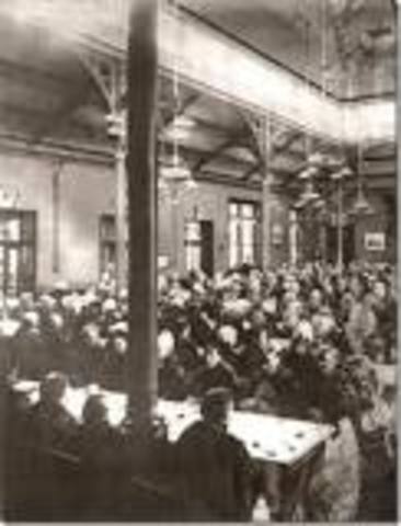 The Conservative Government set up a Royal Commission to look at the Poor Law