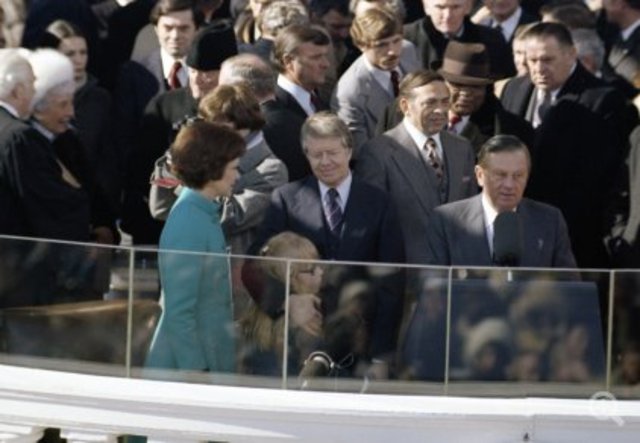 Jimmy Carter Walks to White House