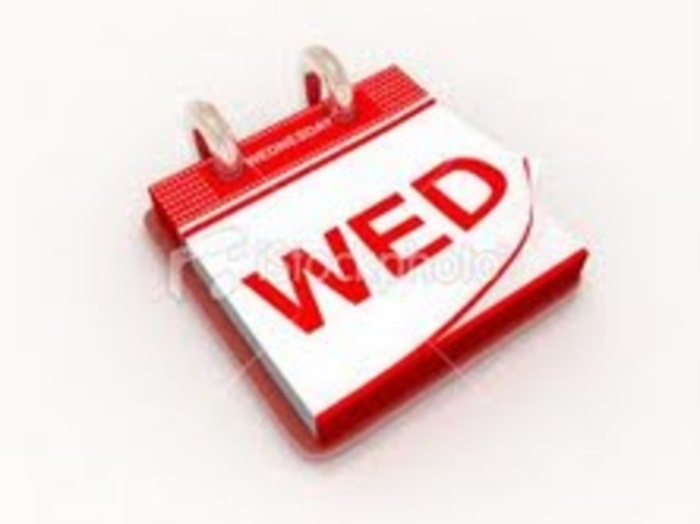 The wedding gets moved up until Wednesday