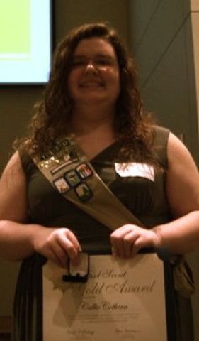 Received the Girl Scout Gold Award - Personal and Professional