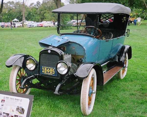 Jack Wilson's burned-out Grey Dort car