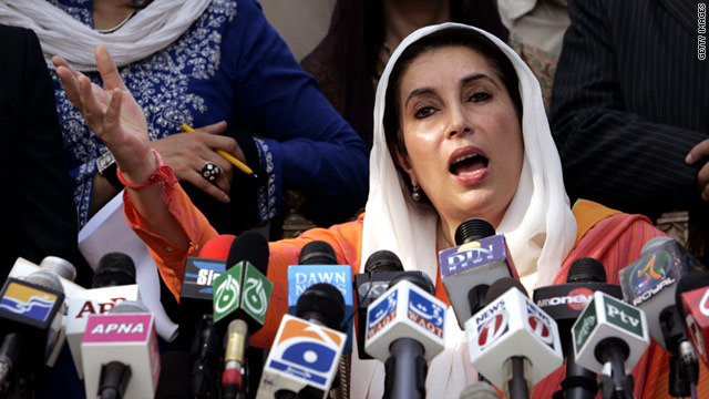 Bhutto Remains in Self-Exile