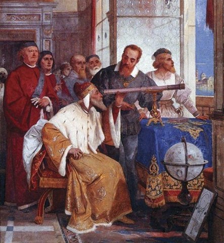 Galileo Galilei improved telescope