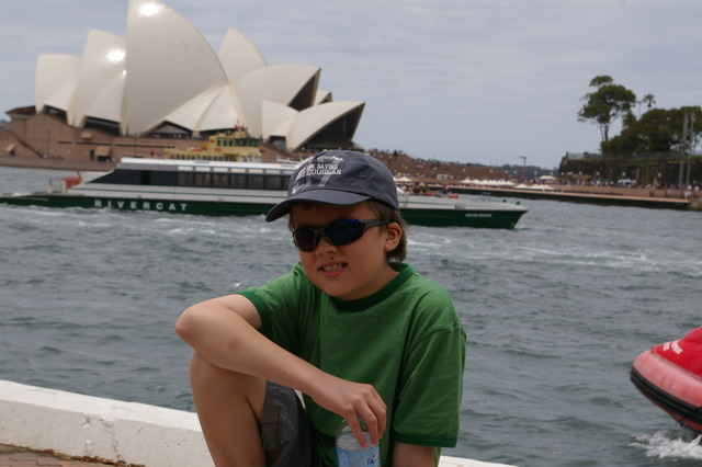 First Trip Over Seas