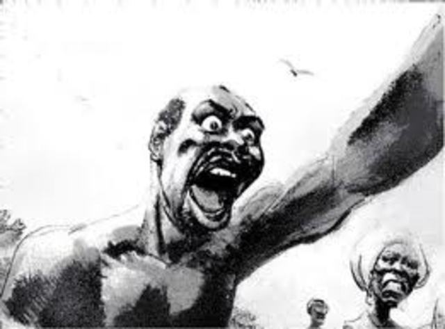 A slave revolt begins