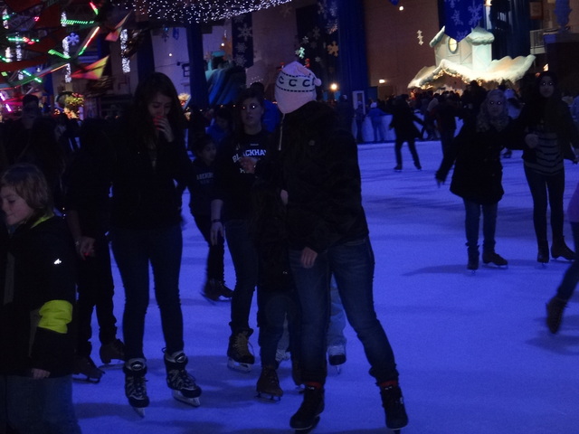 j´ai patin pour le première fois avec ma soeur