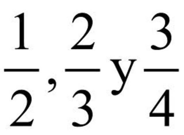 surgen las fracciones en el antiguo egipto