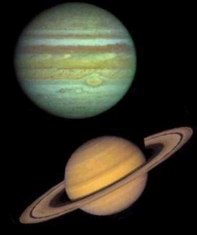 Brahe Observes Jupiter and Saturn Overlapping