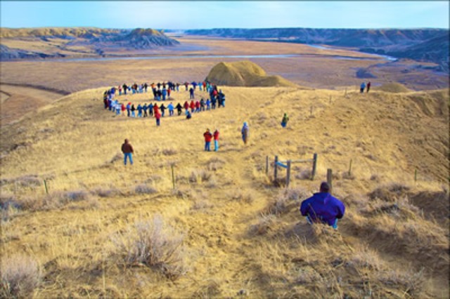 Blackfoot Round Dance during Activity Time