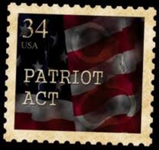 The USA Patriot Act is passed into law