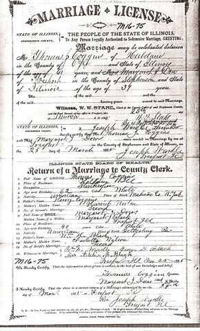 Marriage License