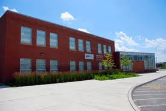 Went to school in Canada for the first time