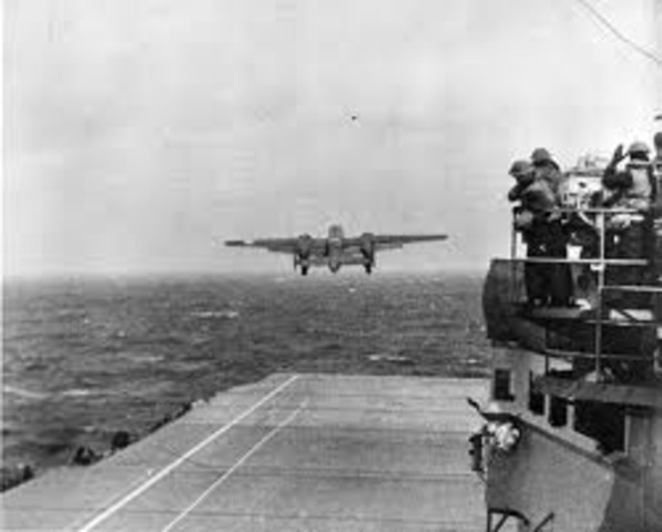 First Air Raid on Japan