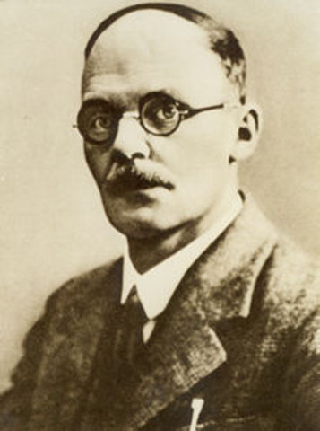 Hans Geiger- co invents the Geiger counter