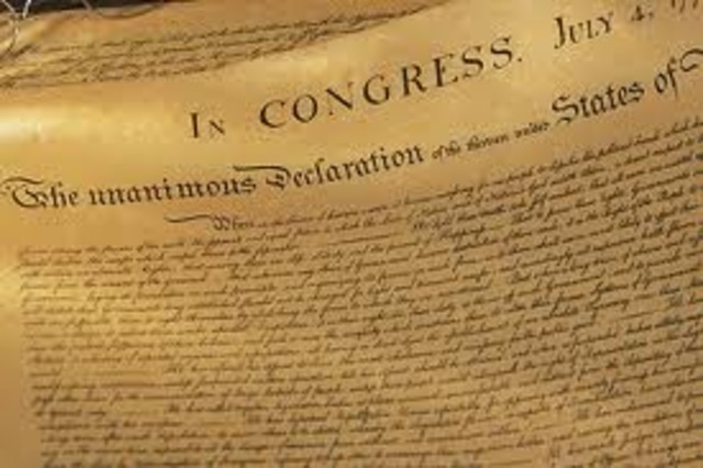 Approval of Declaration of Independence.
