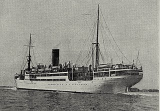 Barco de vapor con hélice