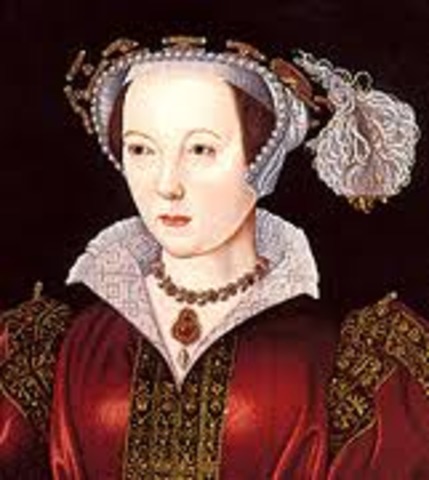Katherine Parr and King Henry are married