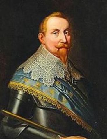 Gustav II Adolf går in i Trettioåriga kriget. Sverige ska bli en stormakt i Europa.