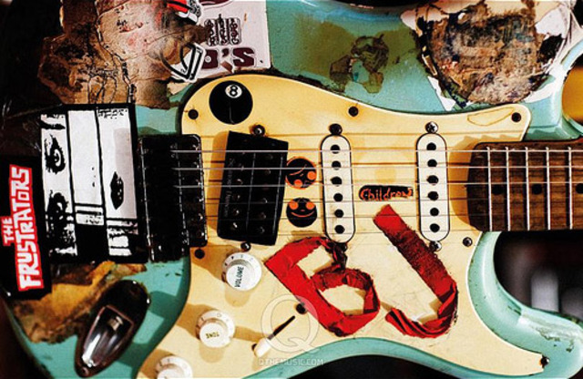 The electric guitar was created when pickups where added to hawaiian and jazz guitars