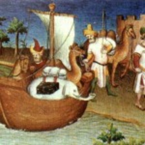 Polo family arrives in a Chinese city