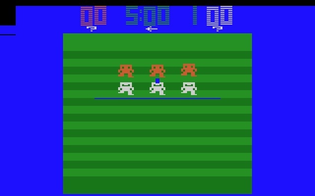 Atari Football - Scrolling Screen + Trackball